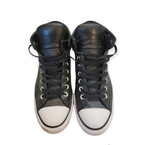 Converse Chuck Taylor Midtop Shoes Sz 10 Blk/wht